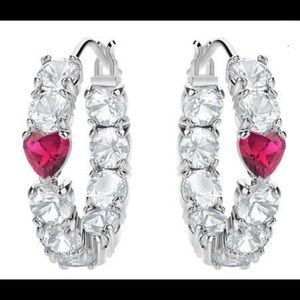 Swarovski Love Hoop Earrings